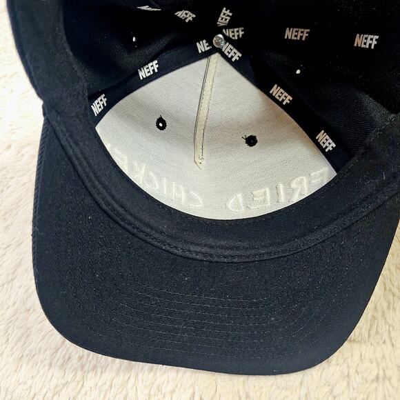 Fried Chicken by Neff 3D Black n White Embroidered Logo Hat Unisex Unique. Rare - Picture 11 of 13